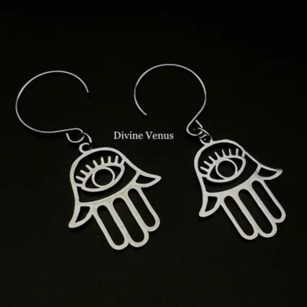 Hamsa Earrings | Stainless Steel Jewelry
